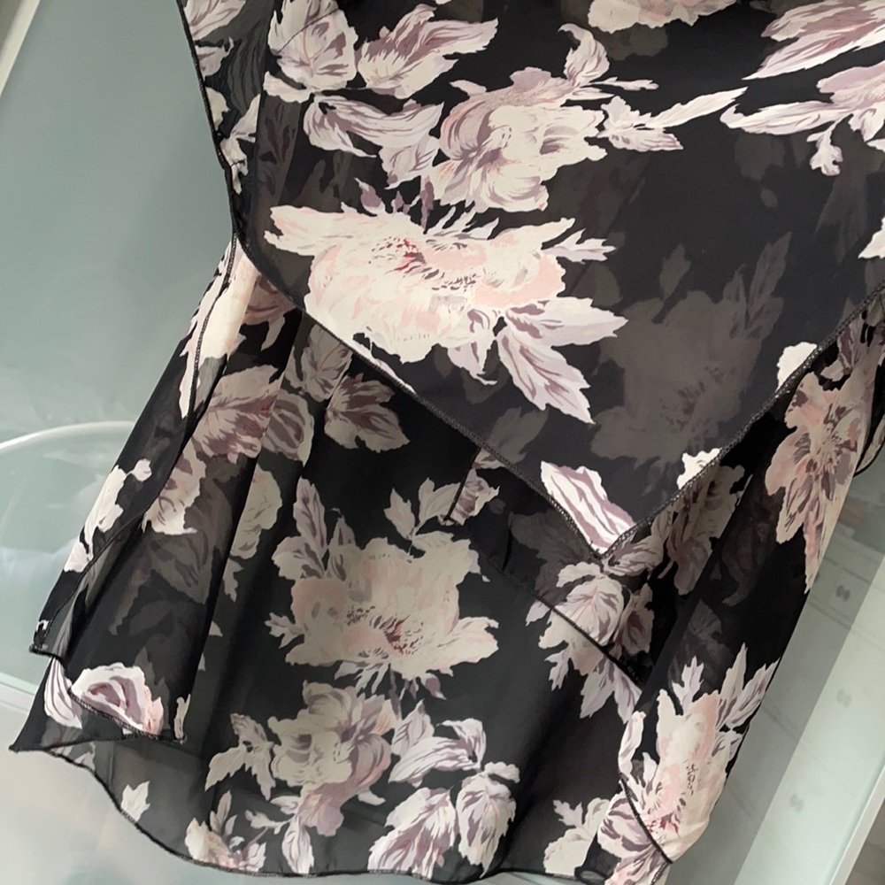 Chiffon Floral Kimono Cardigan from Mendocino - Picture 3 of 7